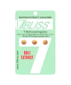 7 Bliss 3ct 7OH Tabs Bali Extract 14mg per Tablet