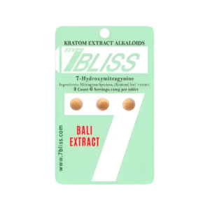 7 Bliss 3ct 7OH Tabs Bali Extract 14mg per Tablet