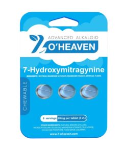 7 O'Heaven 7-Hydroxymitragynine Chewable Tablets 3ct 80mg Per Tablet - Natural