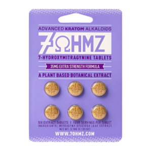7OHMZ 7-Hydroxymitragynine Chewable Tablets Extra Strength 6ct 35mg Per Tablets
